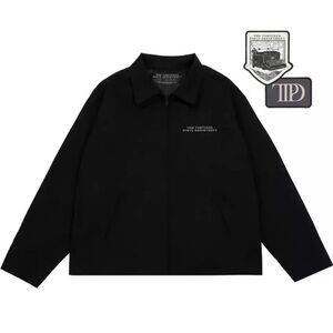 Taylor Swift TTPD The Tortured Poets Department Black Jacket w Patches 2XL NWT